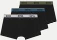 BOSS Black 3er-Pack Boxershorts mit Logoprint Schwarz M