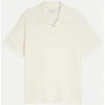Poloshirt in Waffel-Optik Wei&szlig; XXL