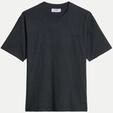 Marc O'Polo DENIM T-Shirt, SSL, Melange, Print, Relax Schwarz M