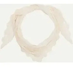 Tuch mit Spitze Beige