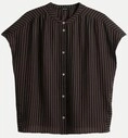 Opus Streifenbluse Friepe Schwarz 36
