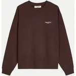 Sweatshirt mit Logoprint Braun XL