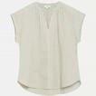 s.Oliver RED LABEL Geraffte Seersucker-Bluse Beige 36