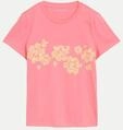 Tom Tailor Casual T-Shirt mit floralem Print Rosa L