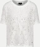 Monari Pullover mit Spitzenmuster Wei&szlig; 38
