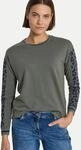 Cecil Langarmshirt mit Leo-Muster Gr&uuml;n L