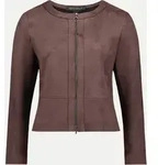 Blazerjacke mit Rei&szlig;verschluss Braun 36