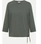 Jerseyshirt mit 3/4 Arm Gr&uuml;n M