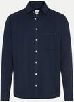 Brax Langarmhemd HAROLD U aus Jersey Blau M