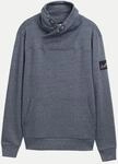 Tom Tailor Casual Sweatshirt mit Schalkragen 19932-navy grindle structure XXL
