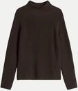 Marc O'Polo Strickpullover mit Stehkragen Braun S