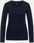 Cecil Basic Langarmshirt Pia Blau L
