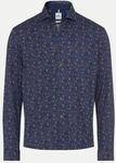 Brax Langarmhemd HAROLD JP mit Allover-Print Blau M