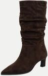 Tamaris Veloursleder-Stiefel Braun 38