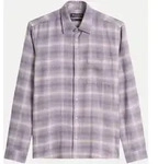 Hemd mit Karo-Muster Violett S