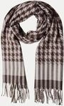 Street One Tuch mit Houndstooth-Muster Braun 