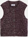 Marc O'Polo DENIM Strickweste aus Tweed Braun XS