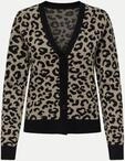 Only Strickjacke ONLLEO mit Leo-Print Mehrfarbig XS