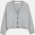 Comma Cardigan aus Wolle Grau XS