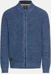 camel active Strickjacke mit Rei&szlig;verschluss Blau M