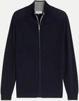 Tom Tailor Casual Strickjacke mit Stehkragen Blau XXL