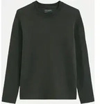 Basic Langarmshirt Schwarz S