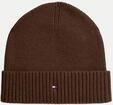 Tommy Hilfiger Beanie mit Logo-Stickerei Braun 