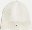 Tommy Hilfiger Beanie mit Logo-Stickerei Wei&szlig; 
