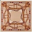 Codello Seiden-Nicki-Tuch mit Teddyb&auml;r-Motiven Beige 