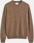 Gant Rundhalspullover aus Lambswool 283-LT BROWN MELANGE XXL