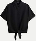 Opus Jerseytop mit Knoten Detail Suruli Schwarz 38
