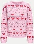 Only Strickpullover ONLXMAS SNOWIE Rosa M