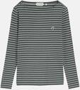 Tom Tailor Casual Langarmshirt mit Streifenmuster Grau XXL
