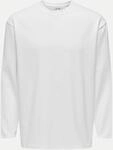 Only & Sons Basic Sweatshirt ONSCASPIAN Wei&szlig; M