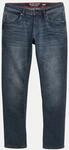 Tom Tailor Casual Tapered-Fit Jeanshose Blau 33/34