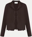 Cartoon Cardigan in Western-Optik Braun 40