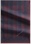 Marc O'Polo DENIM Bedruckter Schal aus Viskose-Twill Rot 