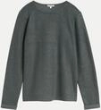 Tom Tailor Casual Sweatshirt in Melange-Optik Grau XL