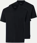 Casamoda T-Shirt Doppelpack Schwarz XXL