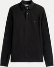 Tommy Hilfiger Langarm-Poloshirt Schwarz S
