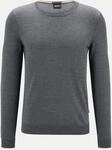 BOSS Black Slim-Fit-Pullover Grau M