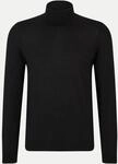 BOSS Black Slim-Fit Rollkragenpullover aus Merinowolle Schwarz 3XL