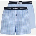 BOSS Black Zweier-Pack Pyjama-Shorts Blau S