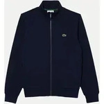 Sweatjacke mit Stehkragen Blau S