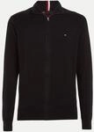 Tommy Hilfiger Cardigan mit Rei&szlig;verschluss Schwarz M