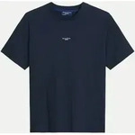 Relaxed-Fit T-Shirt mit Logoprint Blau M