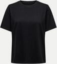 Only Basic T-Shirt Rundhals Schwarz XS