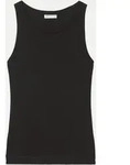 Rib Top Schwarz XS