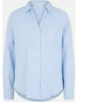 Tom Tailor Casual Bluse mit Brusttaschen Blau 44