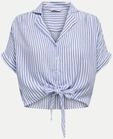 Only Kurzarmbluse Paula Blau XS